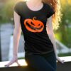 Halloween Jack O' Lantern Pumpkin T-shirt © Copyright - Designed by Alexander De Empirium