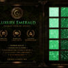 Emerald Green Glitter Digital Papers © Copyright - Designed by Alexander De Empirium