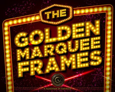 Marquee Frames Lights Digital Papers © Copyright - Designed by Alexander De Empirium